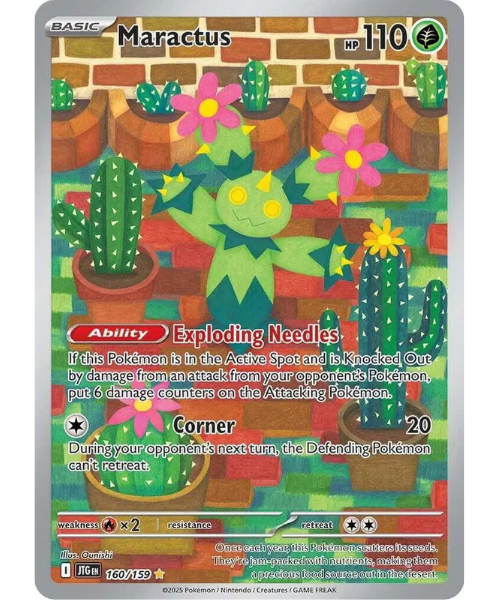 Scarlet & Violet - Journey Together 160/159 - Maractus [Illustration Rare]